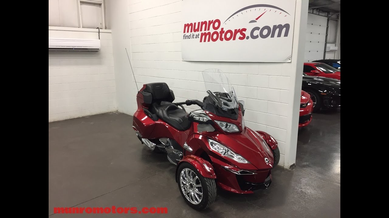 2015 CAN-AM Spyder SOLD SOLD SOLD RT Limited Touring SE6 Loaded with Navigation Reverse Munro Motors