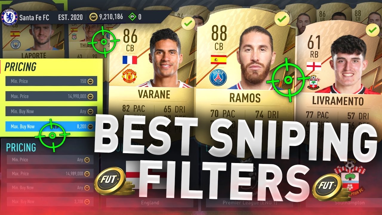 MAKE 100K RIGHT NOW WITH THESE SNIPING FILTERS! ⚡ (FIFA 22 BEST SNIPING FILTERS TO MAKE COINS)