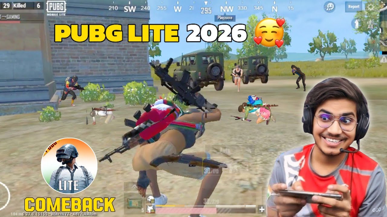 PUBG LITE COMEBACK 2026 🔥| SOLO vs SQUAD FULL GAMEPLAY AFTER NEW UPDATE - PUBG MOBILE LITE 