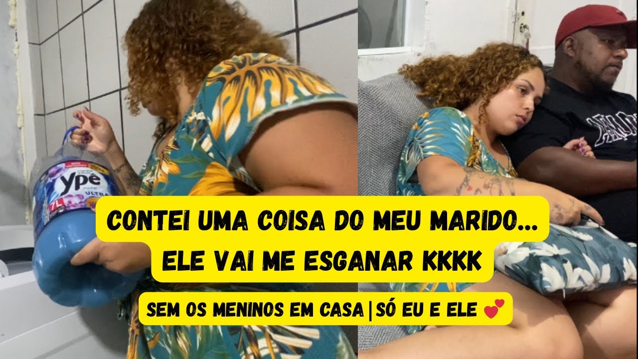 Contei uma coisa do meu marido… 😬 | Dia só eu e ele, sem as crianças 💕