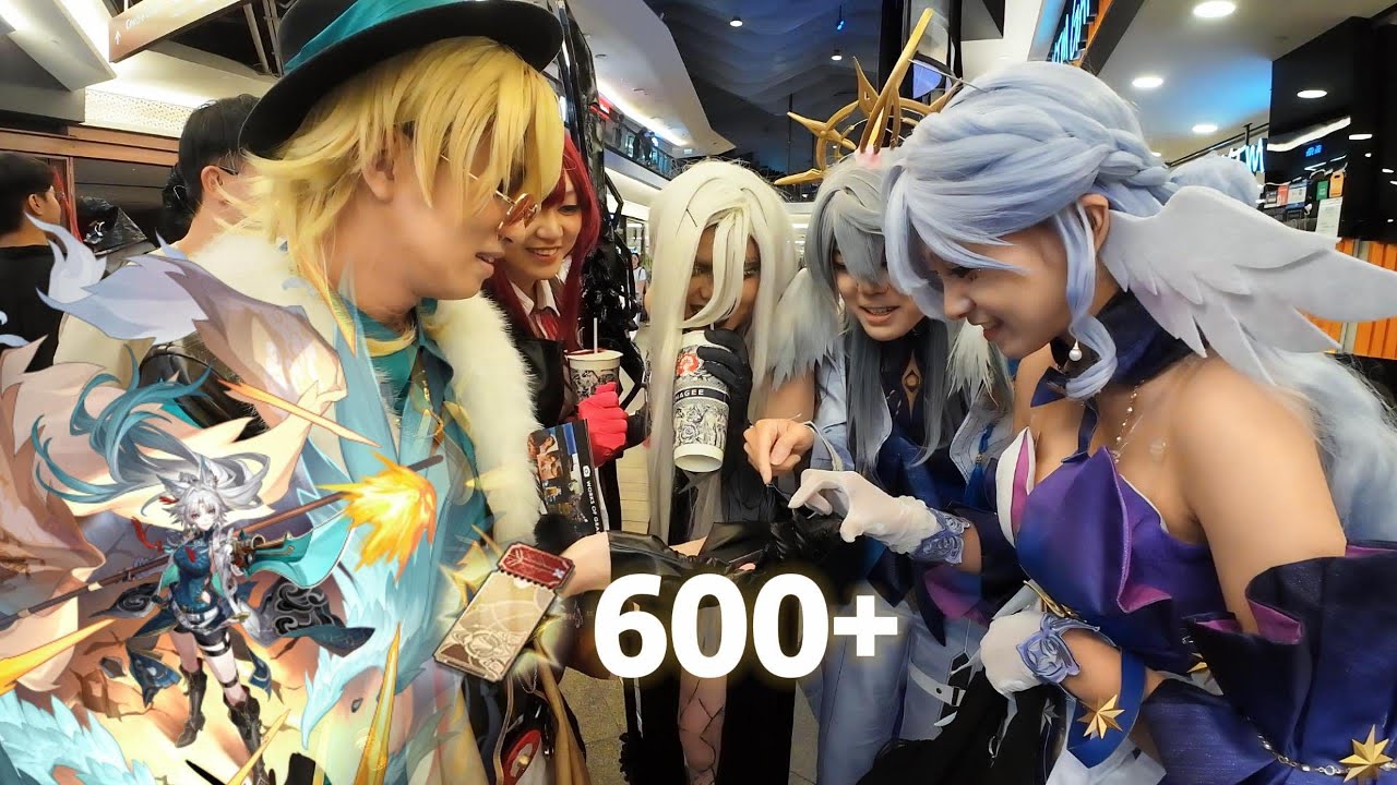 准备了600抽！在漫展找COSER帮忙抽飞霄