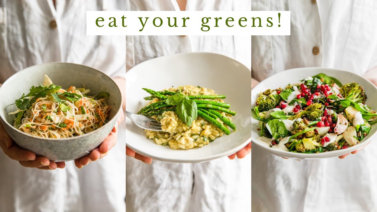 EAT YOUR GREENS! Healthy Green Recipes for Spring 🌱