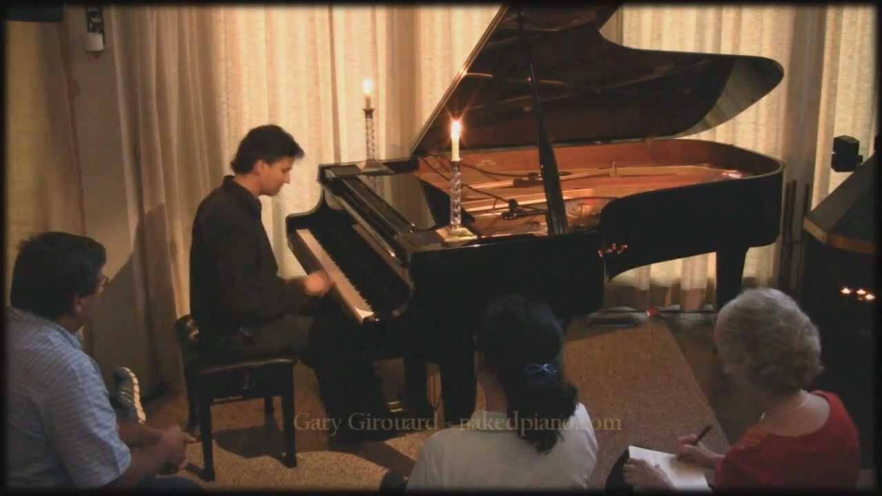 Gary Girouard - The Thinker - solo piano concert at Piano Haven, Kawai RX-7