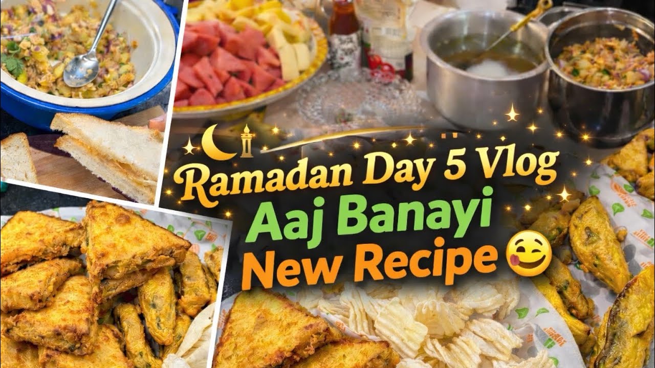 Ramadan Day5🩷✨Vlog😍 Aj bnai New Recipe😍