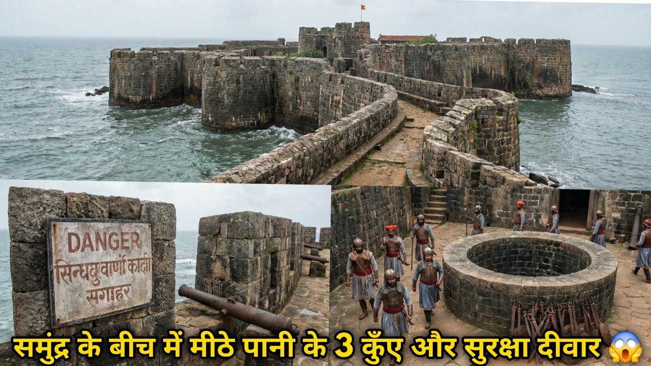 Sindhudurg Fort's Freshwater Wells & Powerful Sea Defense System 😱