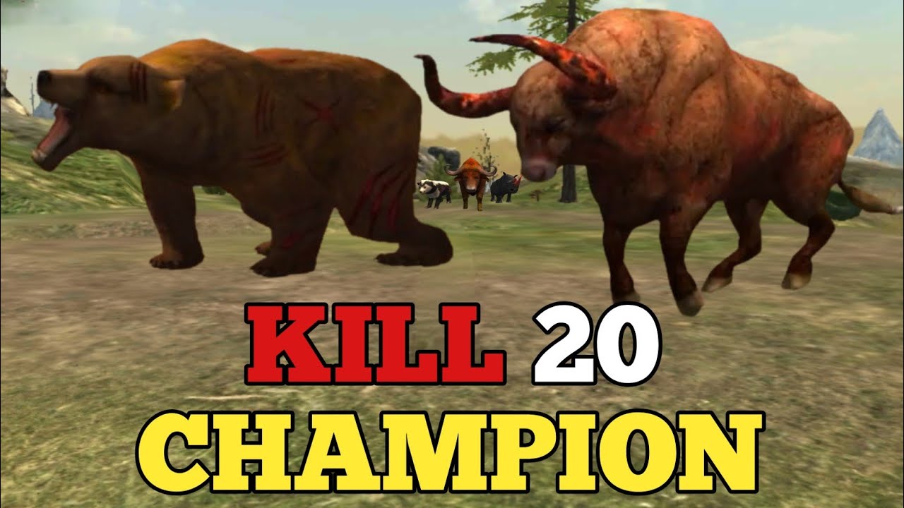 The tiger - Kill 20 champion 😱 #thetigeronlinesimulator