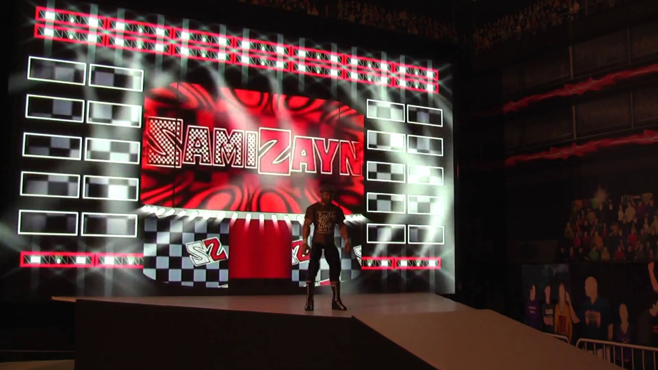 WWE SAMI ZAYN FIGURE STAGE