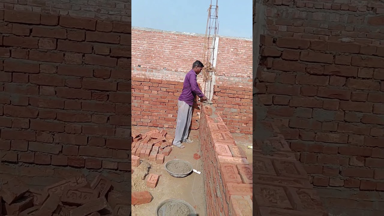 9 इंची दीवाल बनाते समय यह गलती मत करना 🧱