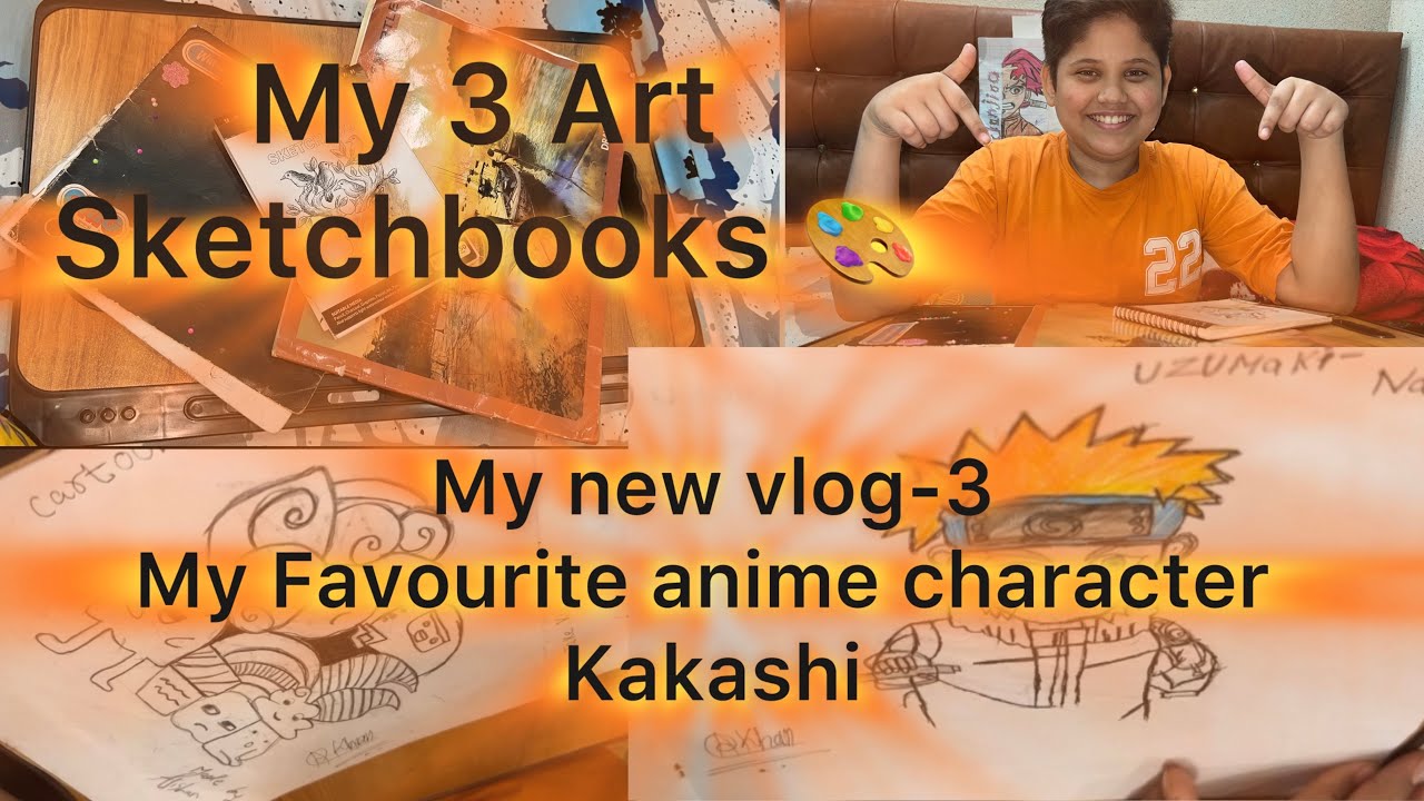 My 3 Art Sketchbooks 🎨 | Drawing Progress | Alishan Art and Vlogs