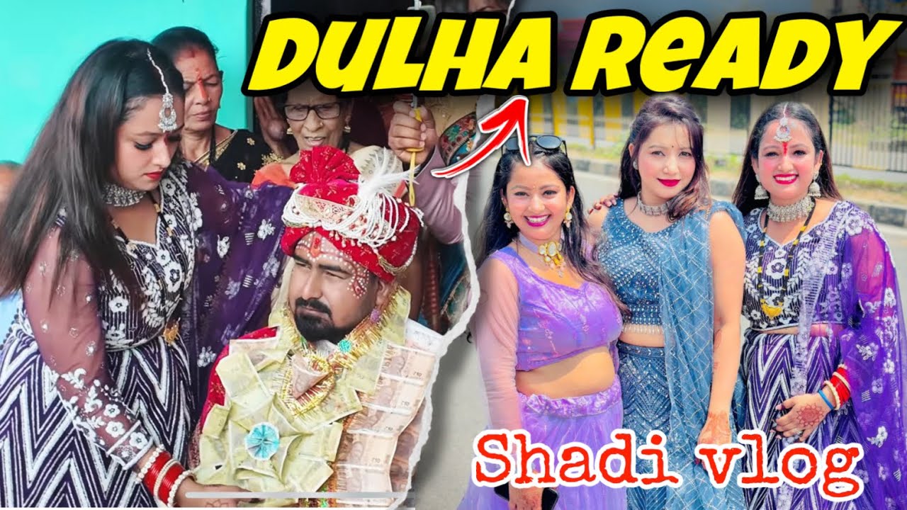 Dulha nikal pada apni dulhan ko laane ke liye 🥰|| Shadi vlog || Priya jeet vlogs #couplevlogs