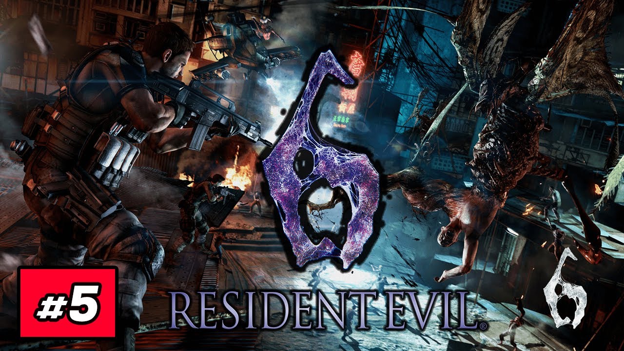 Resident Evil 6 - Chris's Walkthrough Chapter 5 - Final Boss + Ending