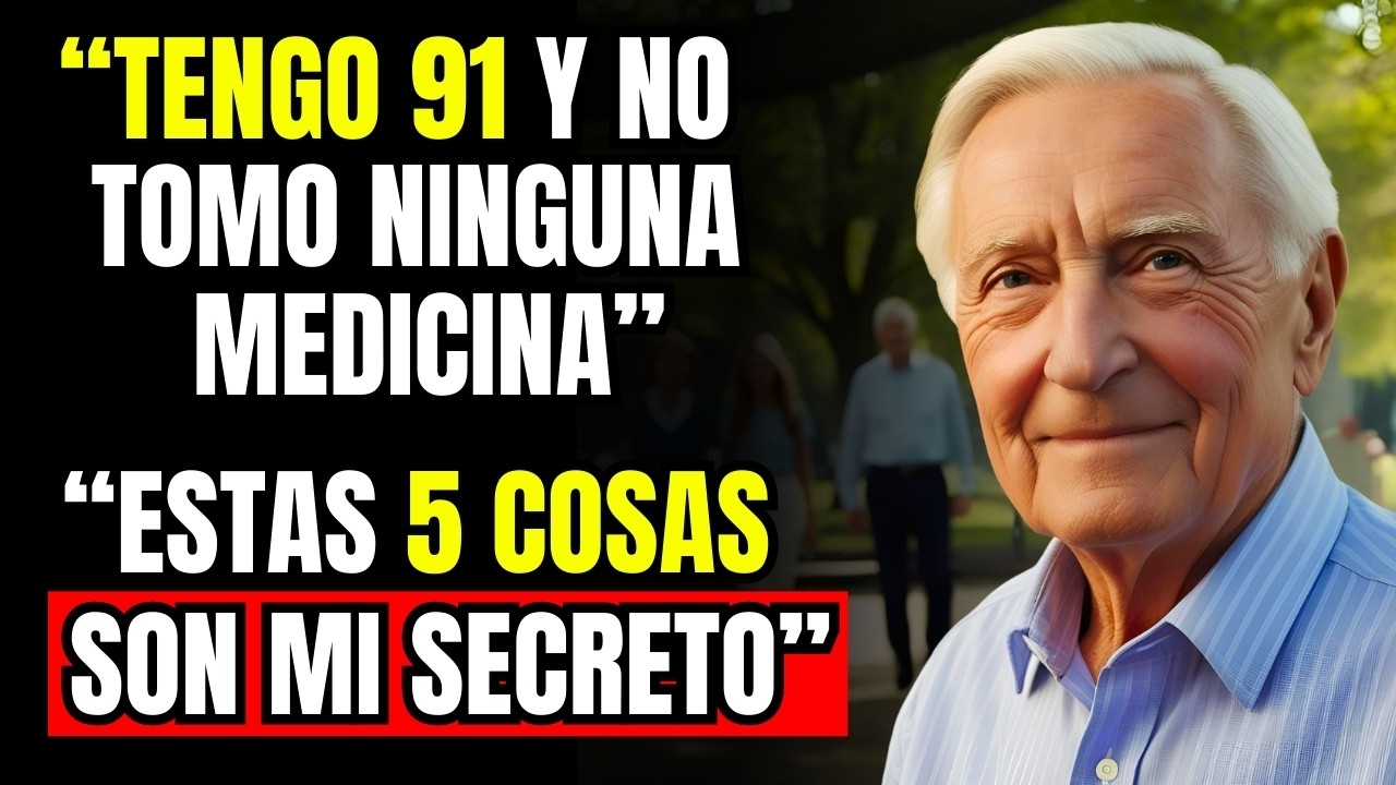 &iexcl;INCRE&Iacute;BLE! Haz estas 5 COSAS Cada Ma&ntilde;ana para VIVIR una LONGEVIDAD SALUDABLE