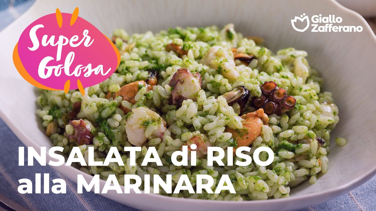 INSALATA di RISO alla MARINARA🌊🍚