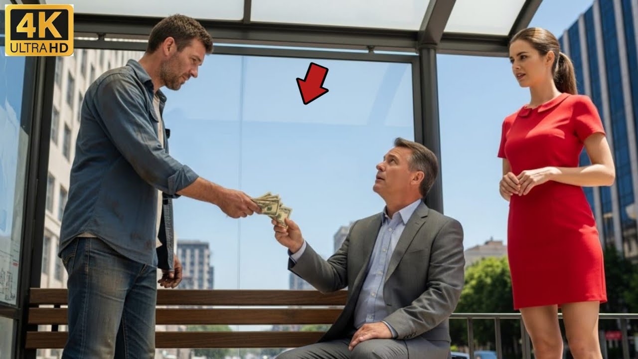 Poor single dad gave a stranger his last $18 – Next day, 5 SUVs surrounded his house..