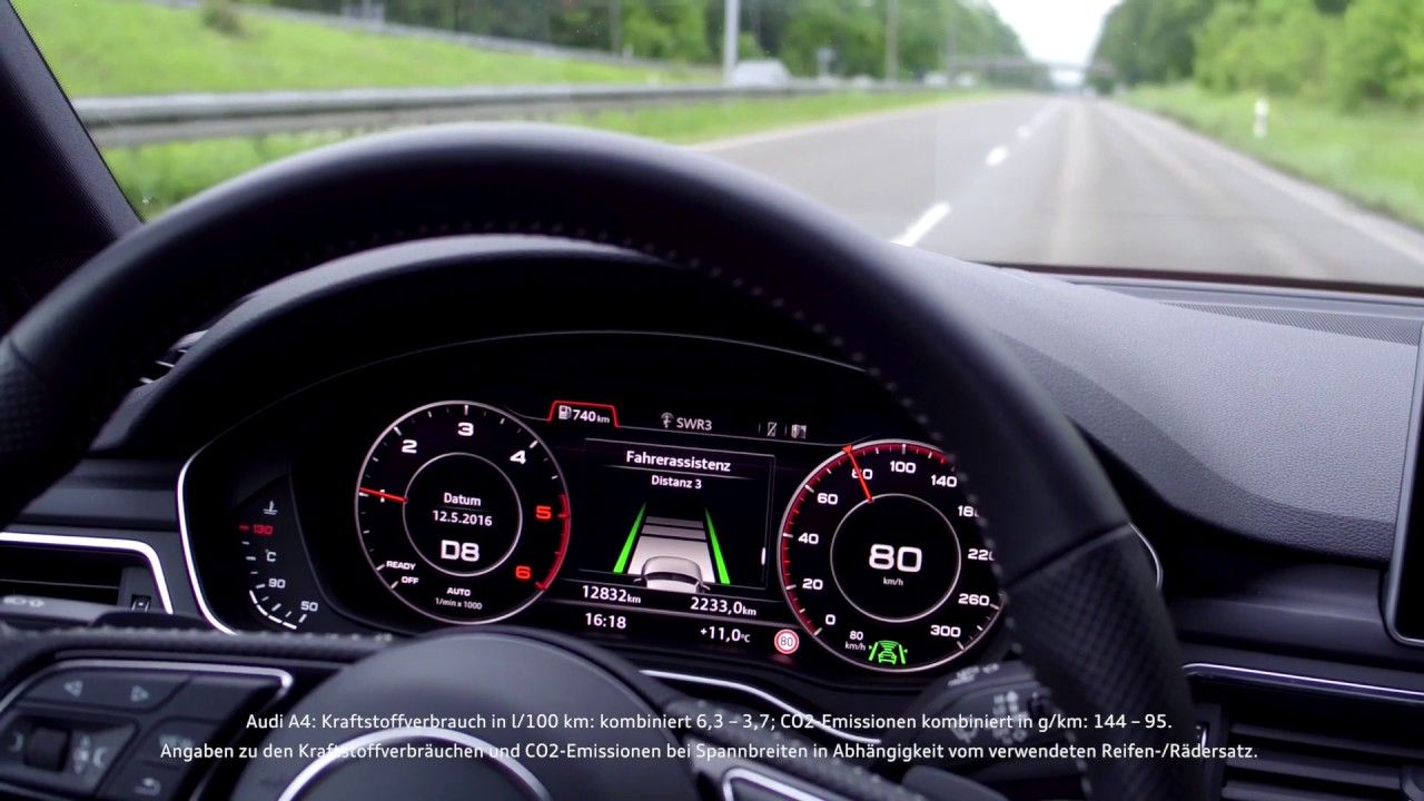 Stressfrei, sicher, effizient Die Audi Fahrerassistenzsysteme auf der Autobahn | AutoMotoTV Deutsch