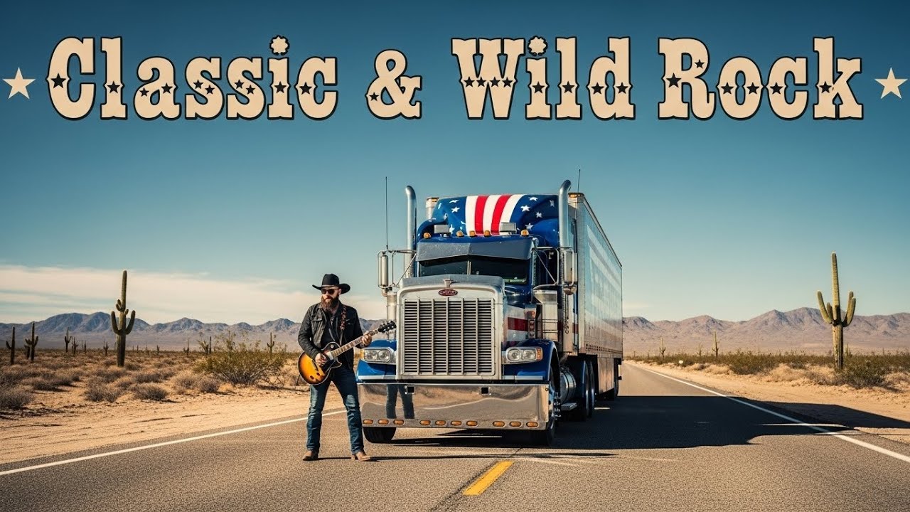 Southern Rock Trucking Mix 🚛 Night Drive Rock Music for Focus & Power