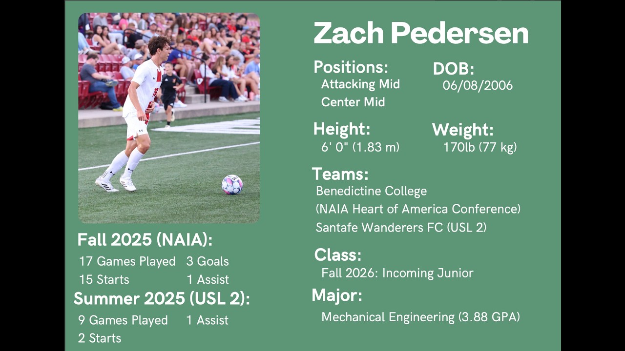 Zach Pedersen - Fall Highlight Reel 2025