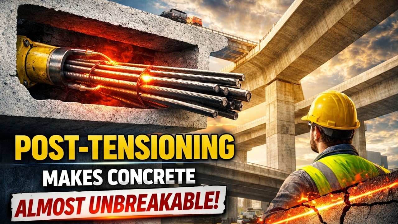 How Post-Tensioning Makes Concrete Almost Unbreakable