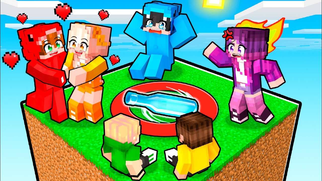 Atrapados en un BLOQUE DE LA BOTELLA en Minecraft!