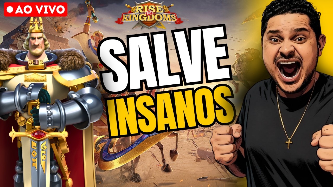 🟡LIVE | TROCANDO IDEIAS + PROJETO CANCELADO KD #3695 | RISE OF KINGDOMS | MarquesRok
