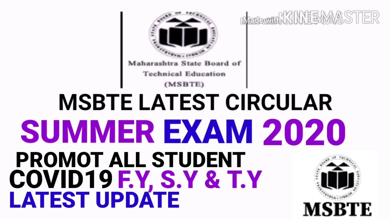 MSBTE LATEST UPDATE/msbte Latest circular