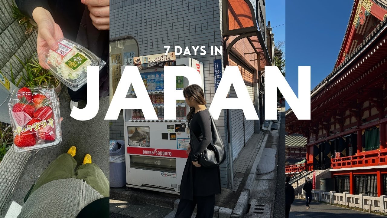 JAPAN VLOG 🌸 | exploring tokyo, shopping in shinjuku, day trip to kyoto, & lots of eating