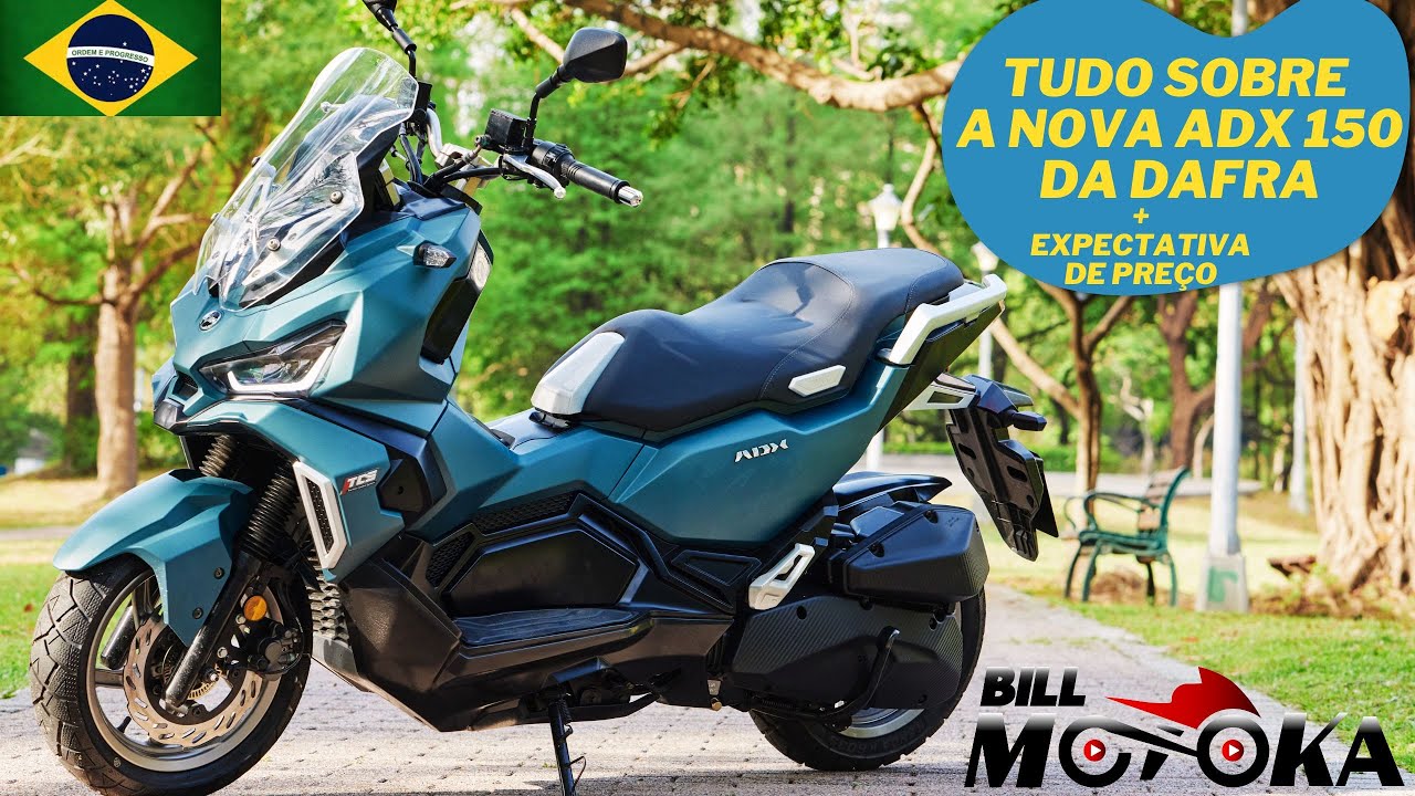 Tudo sobre a nova ADX 150, a SCOOTER aventureida da SYM/DAFRA e expectativa de preço no BRASIL.