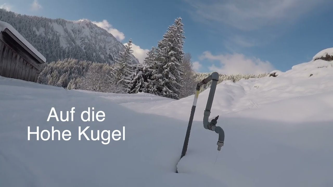 Hohe Kugel - Winterwanderung im Bregenzer Wald