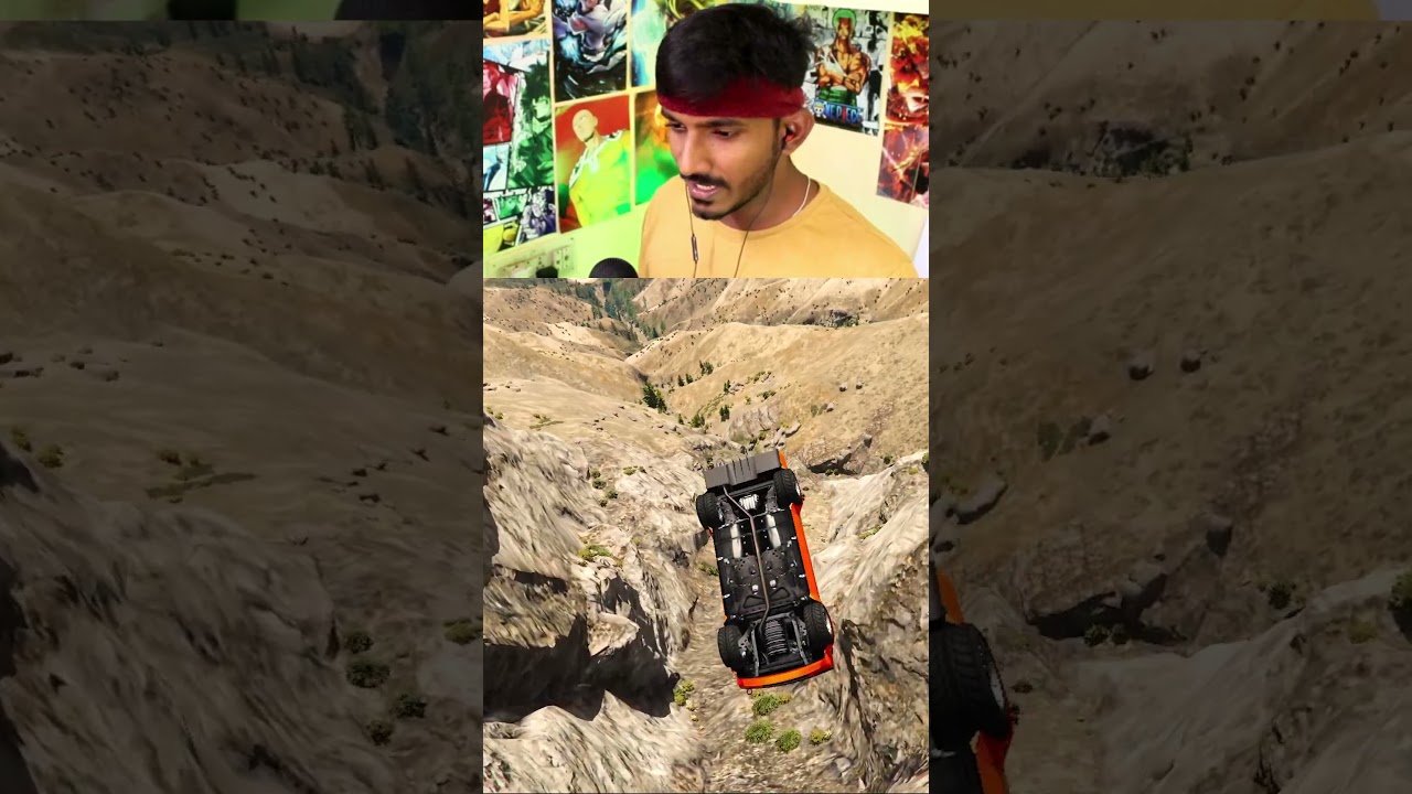 CRASHING LUXURY CAR IN GTA5💥🔥