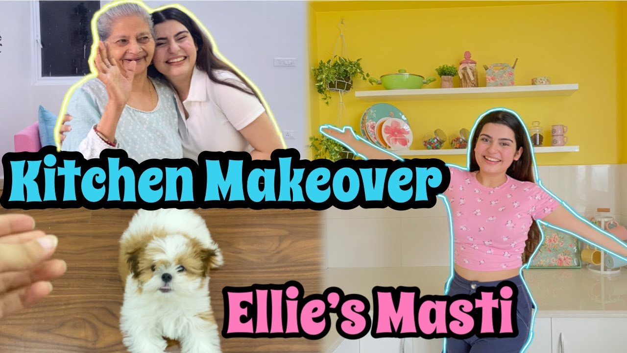 VLOG: Kitchen Makeover in 24 Hours  & Organising | Fun with Ellie | Yashita Rai