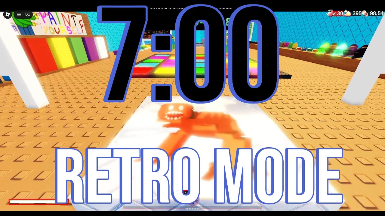 7:00 Speedrun Roblox Doors RETRO MODE, Спидран Роблокс Дорс РЕТРО МОД.