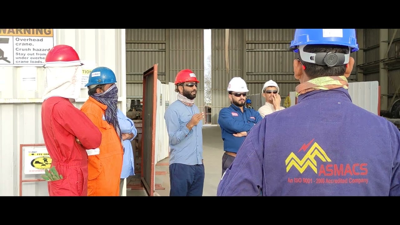 Safety ToolBox Meeting | Lead by safety officer Mr. Arshad | Target Construction Saudi Arabia (S.A.)