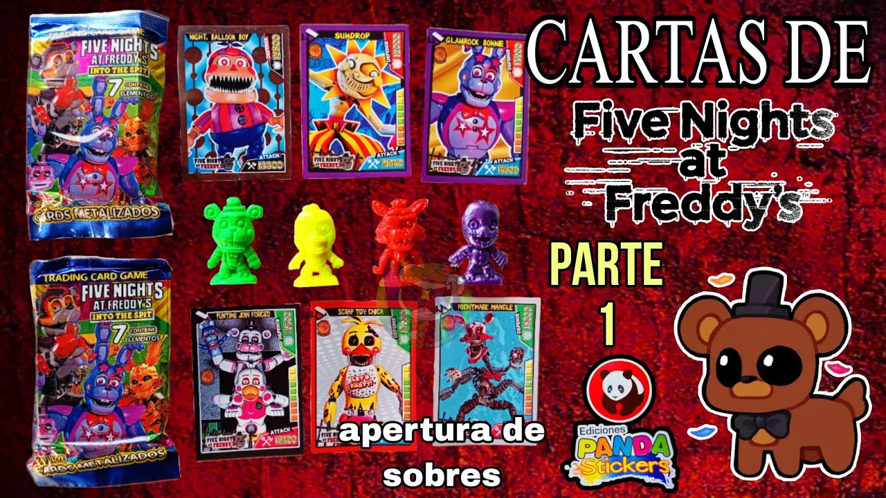 Я открыл наборы карточек FNAF Bootleg! Часть 1. Издательство наклеек «Панда»