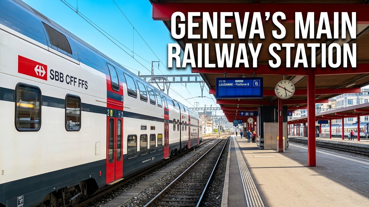 Geneva's main railway station