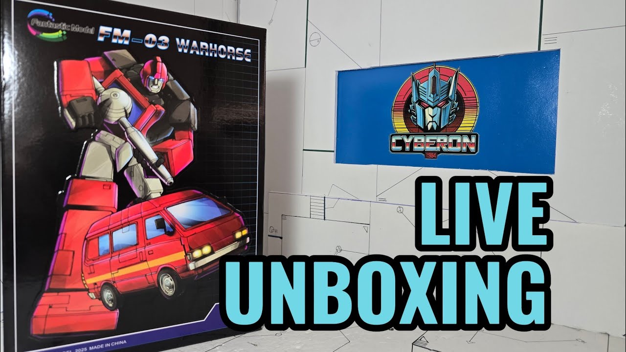 LIVE UNBOXING SHOCK! 🤯 Spacchettiamo il NUOVO Transformers FM-03 Warhorse!