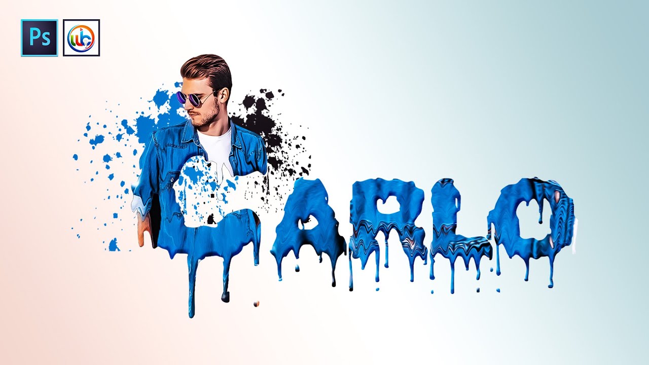 Dripping Effect | Text Dripping Effect | Splatter Effect  | Photoshop Editing