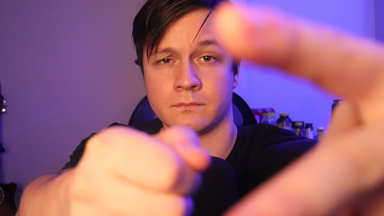 ASMR No Props Haircut (hand movements and mouth sounds)