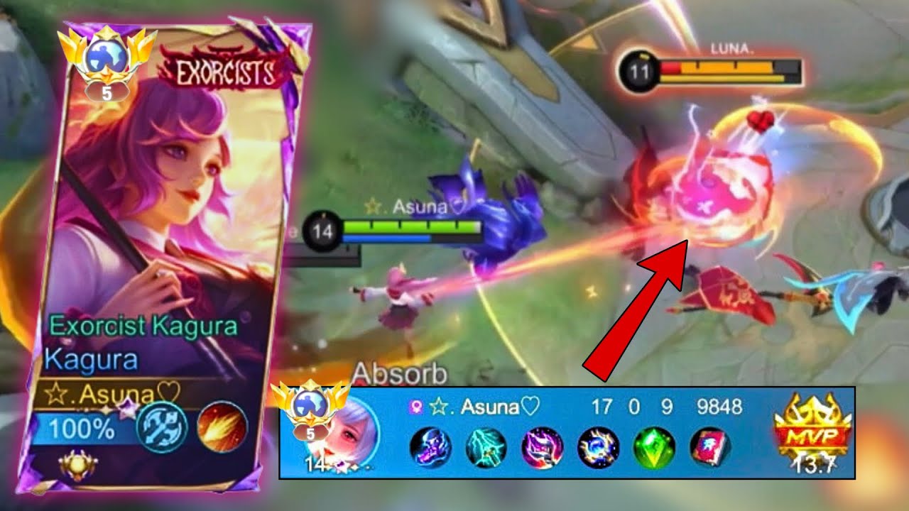 This is Kagura One Hit Without Using any Combo !