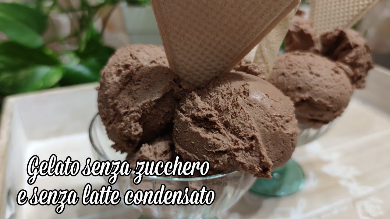 Gelato senza zucchero e latte condensato con solo due ingredienti - Sfizi & Delizie