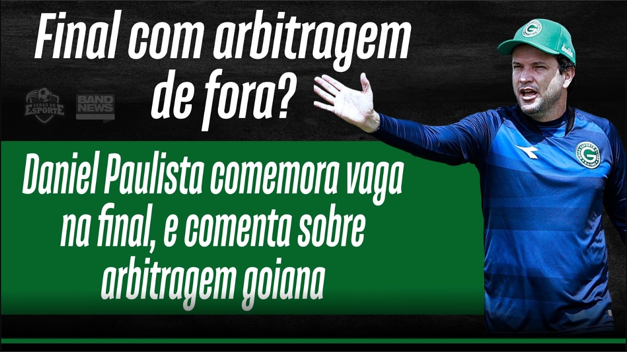 Daniel Paulista cobra apito diante da Anapolina, e analisa final com arbitragem de fora