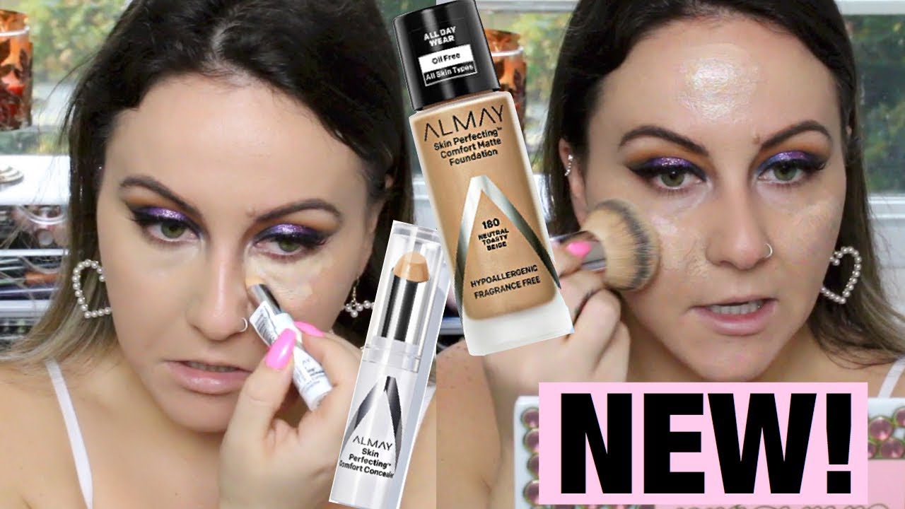 *NEW* almay skin perfecting comfort matte foundation & comfort concealer REVIEW!