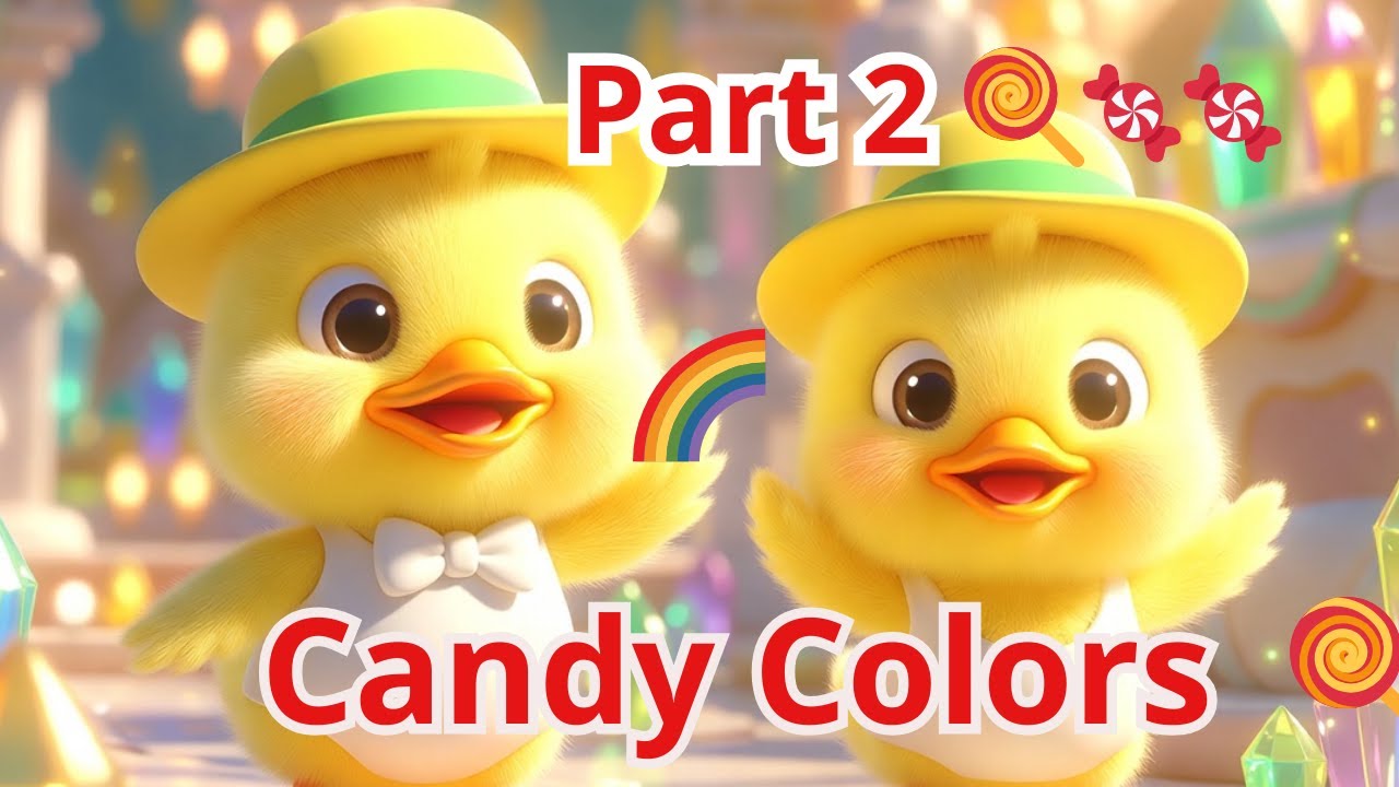 More Candy Colors 🌈🍭 | Fun Color Story with JoJo & JiJi