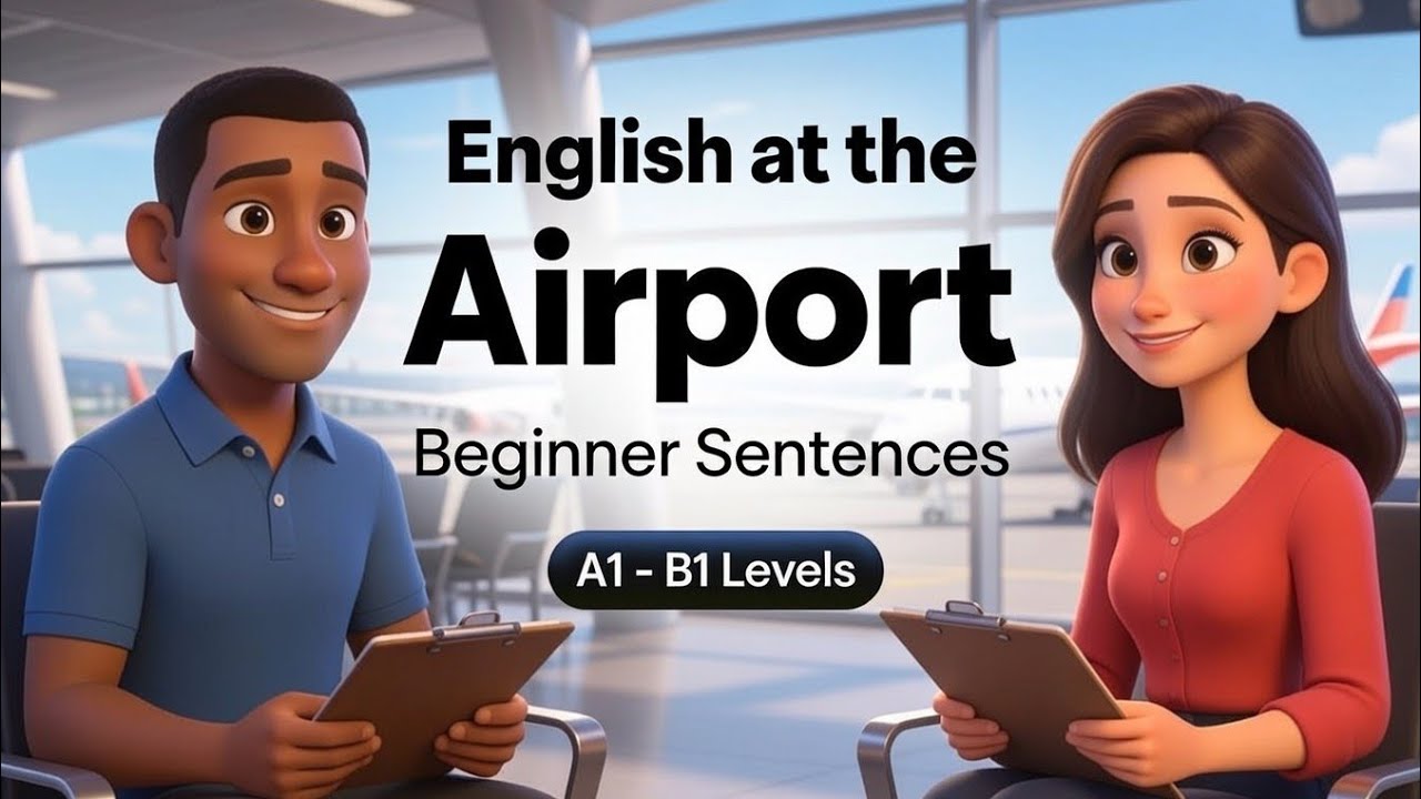 English At The Airport || English Speaking Practice || English For Beginners 