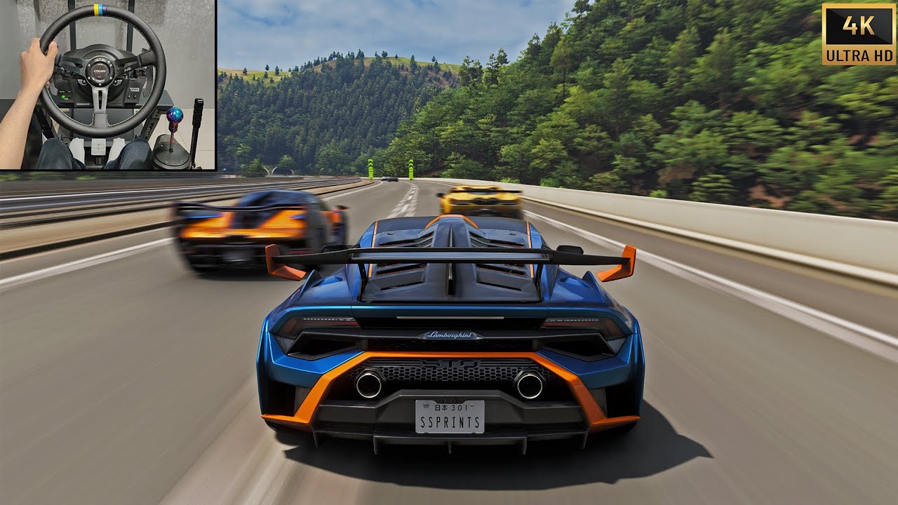 1330HP Lamborghini Huracan STO VS Hypercars! | Forza Horizon 6 Steering wheel