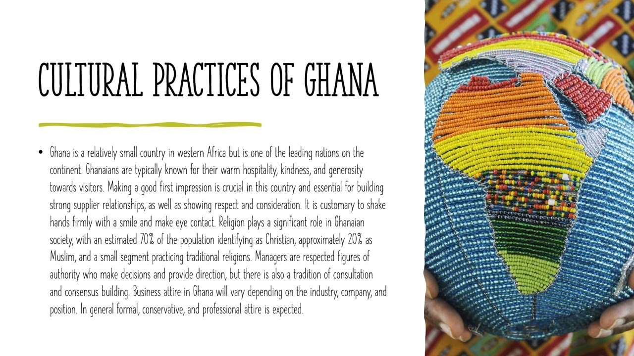 Cultural differences in International Trade in Ghana