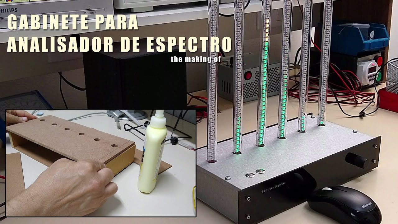 Making of: Como fazer um gabinete para VU com fita de LED