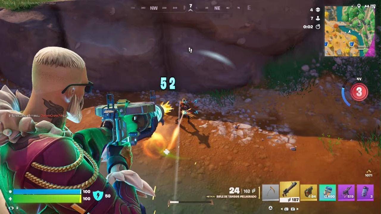 Fortnite eu to muito bom