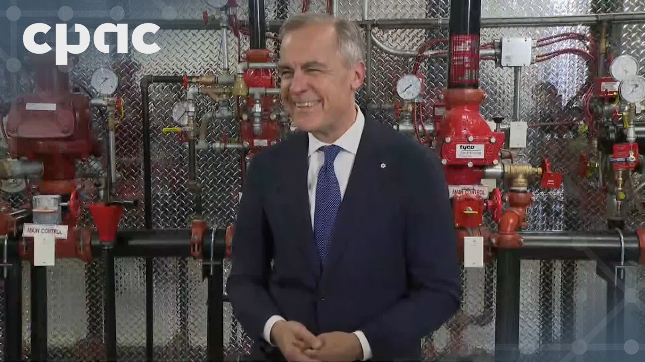 PM Mark Carney speaks with reporters after signing energy deal with Alberta &ndash; May 15, 2026