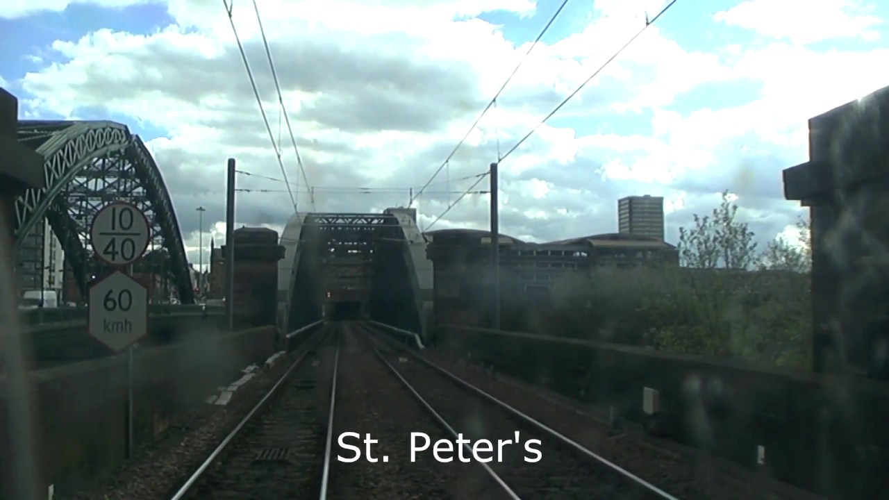 Speeded Up Tyne and Wear Metro Cab Rides - Airport to South Hylton - 10th April 2017