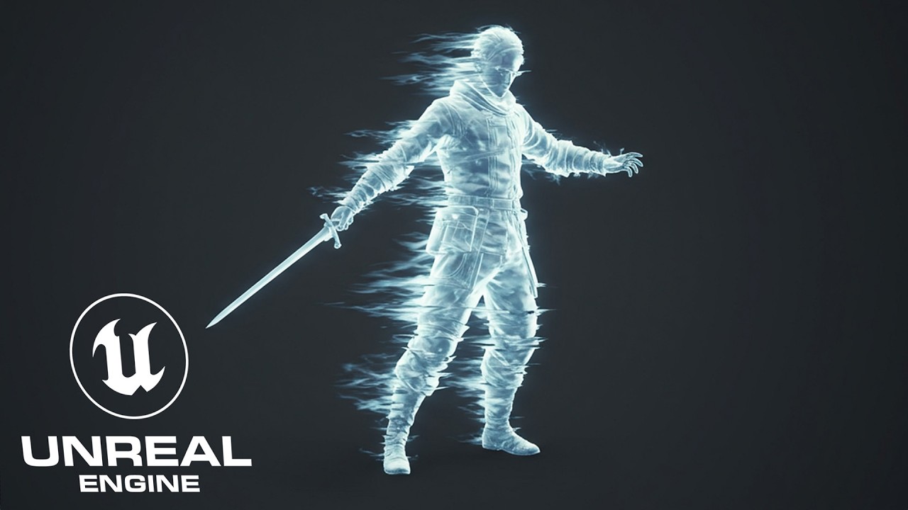 Создание визуальных эффектов ледяной ауры персонажа в Unreal Engine 5 Niagara ❄️🧊🚶